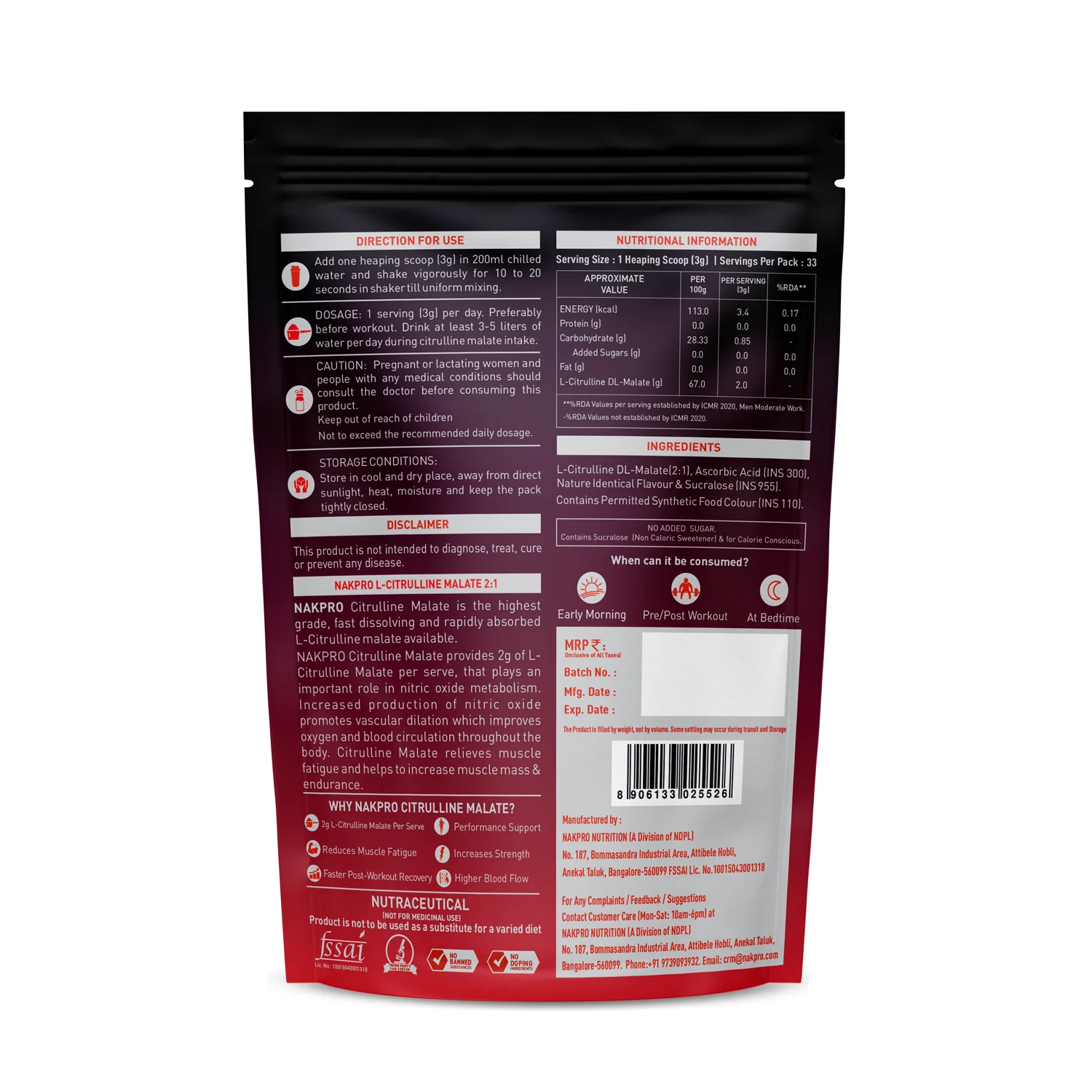 Citrulline Malate | Amino Acid Supplement - Image 13