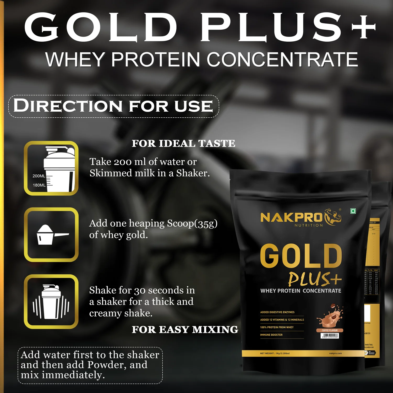 Gold Plus+ Whey Protein Concentrate - Image 18