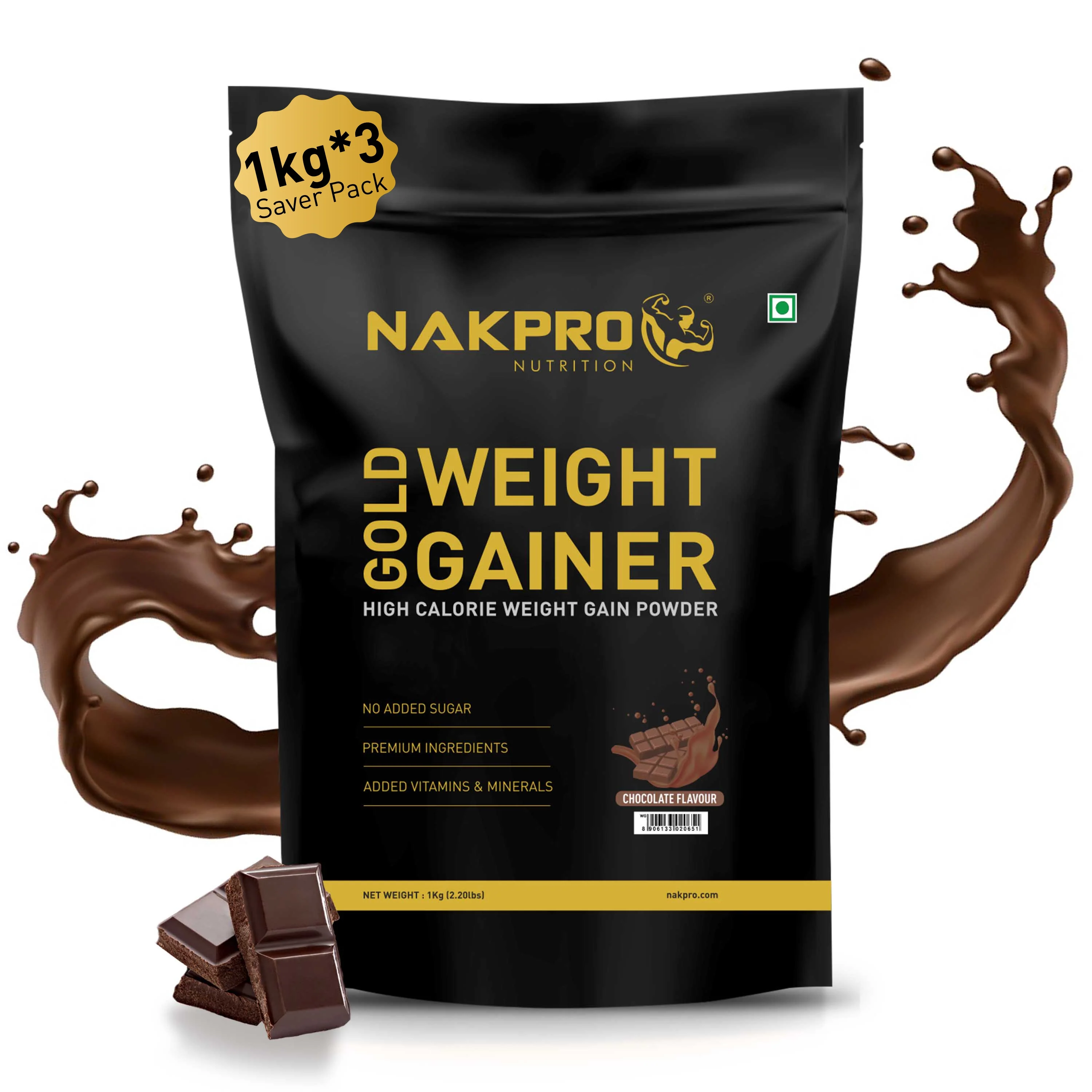 Gold Weight Gainer | High Calorie Weight Gain Powder - Image 24