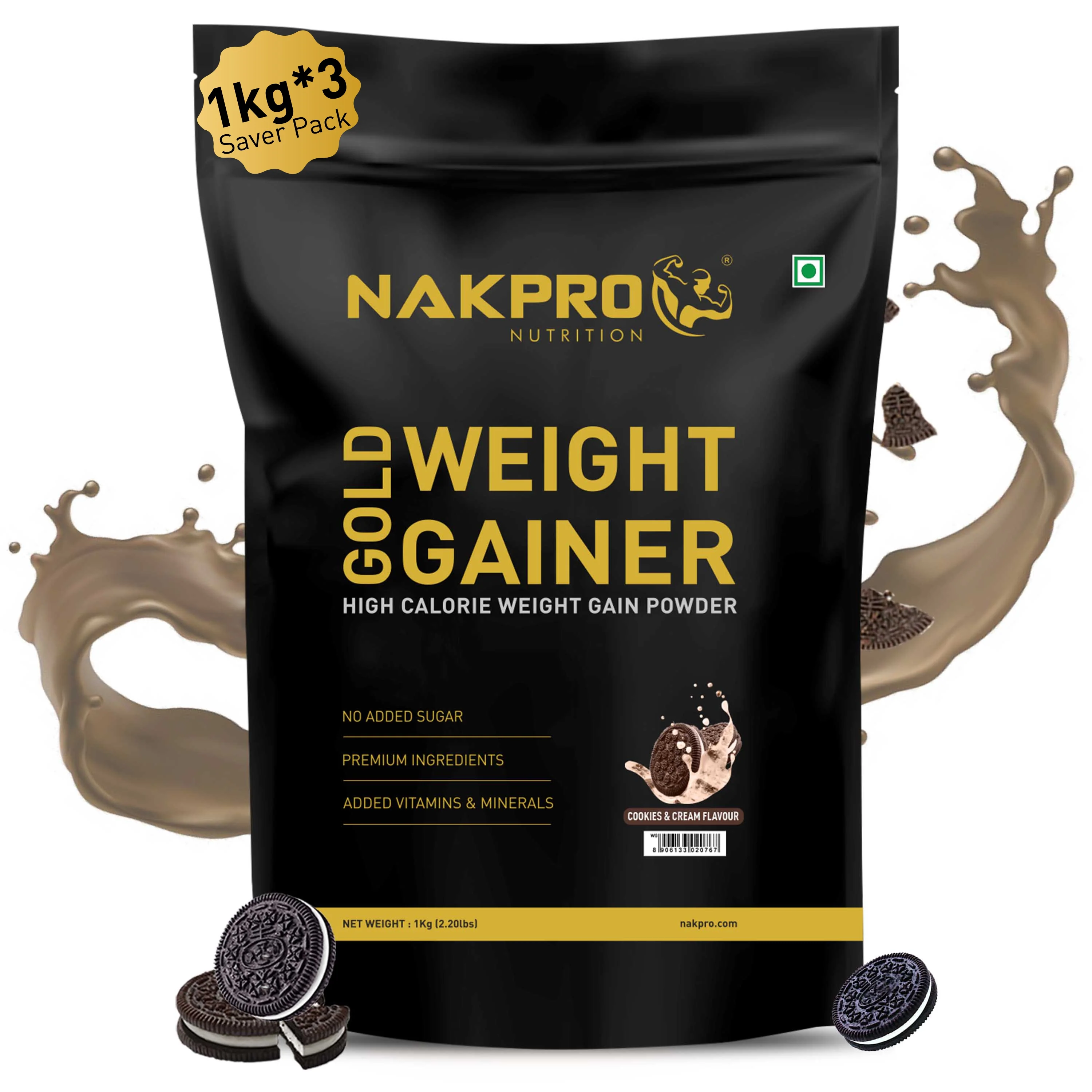 Gold Weight Gainer | High Calorie Weight Gain Powder - Image 32