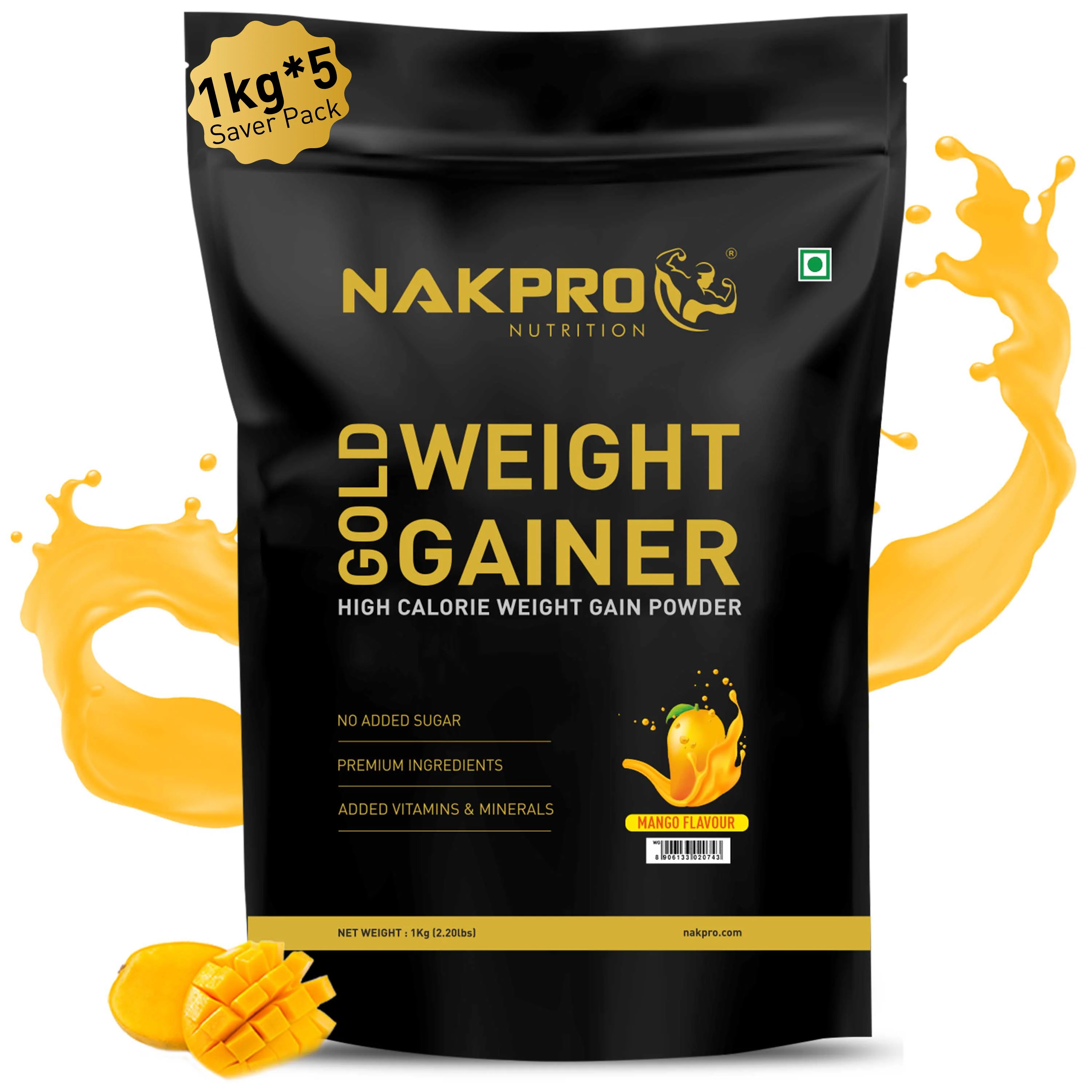 Gold Weight Gainer | High Calorie Weight Gain Powder - Image 41