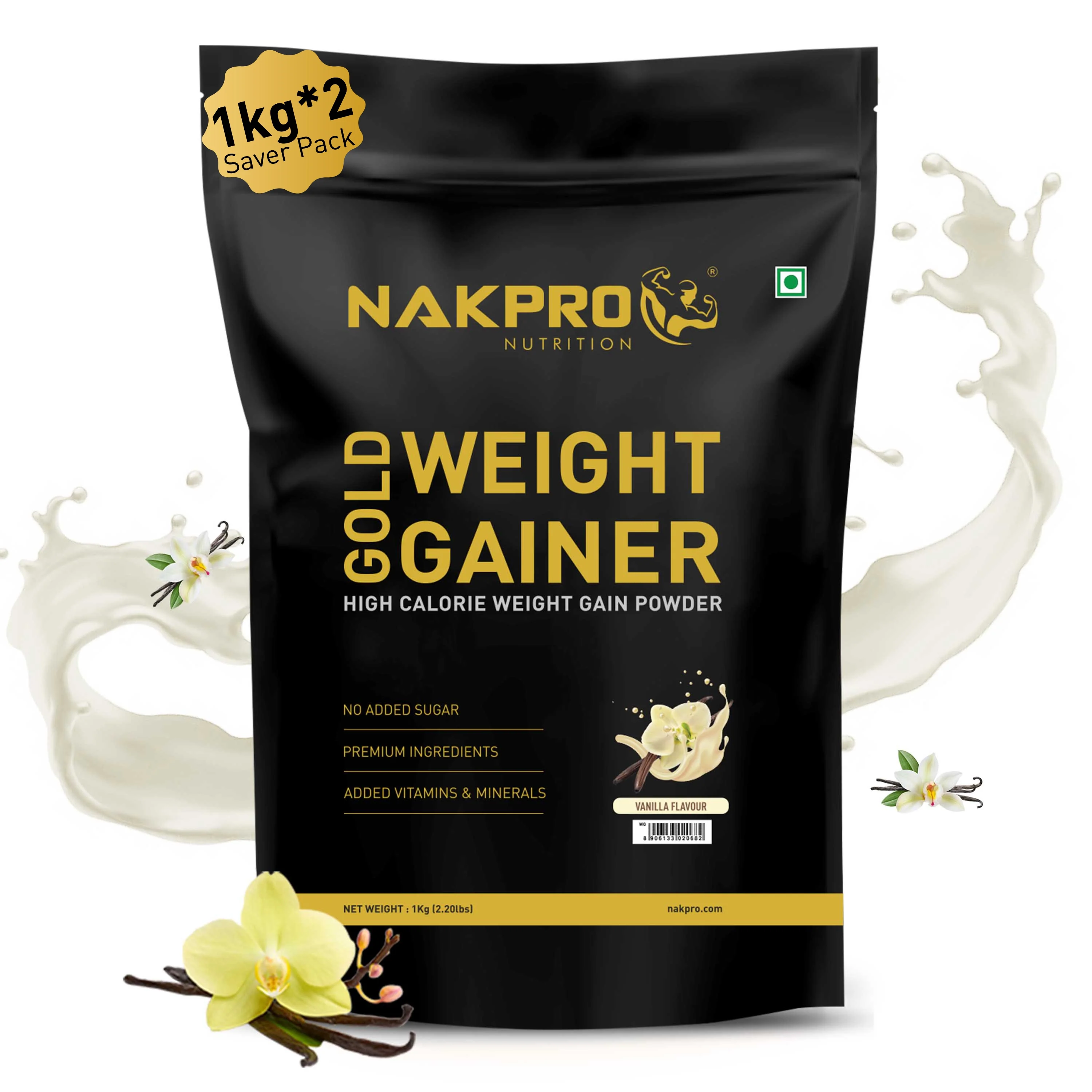 Gold Weight Gainer | High Calorie Weight Gain Powder - Image 45