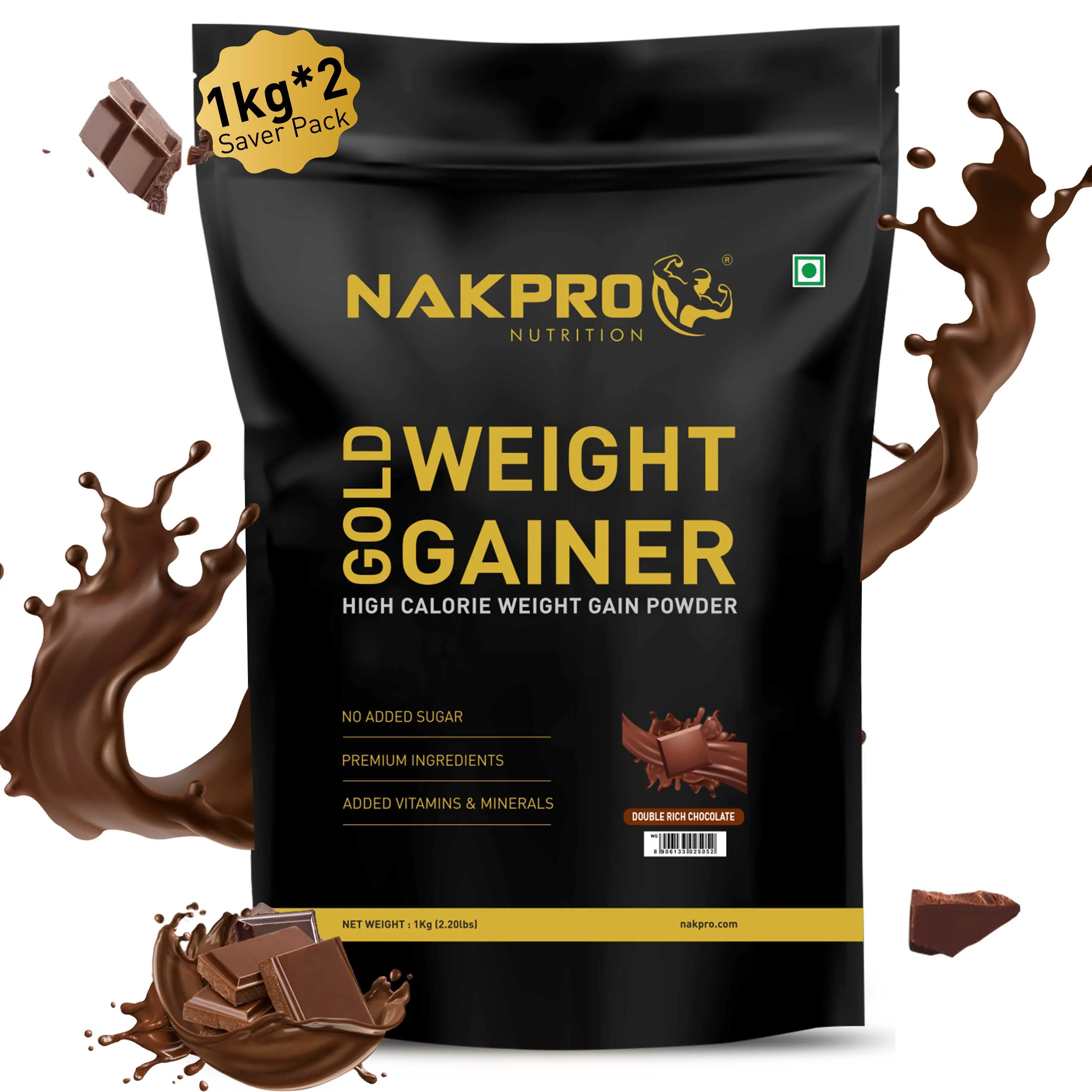 Gold Weight Gainer | High Calorie Weight Gain Powder - Image 78