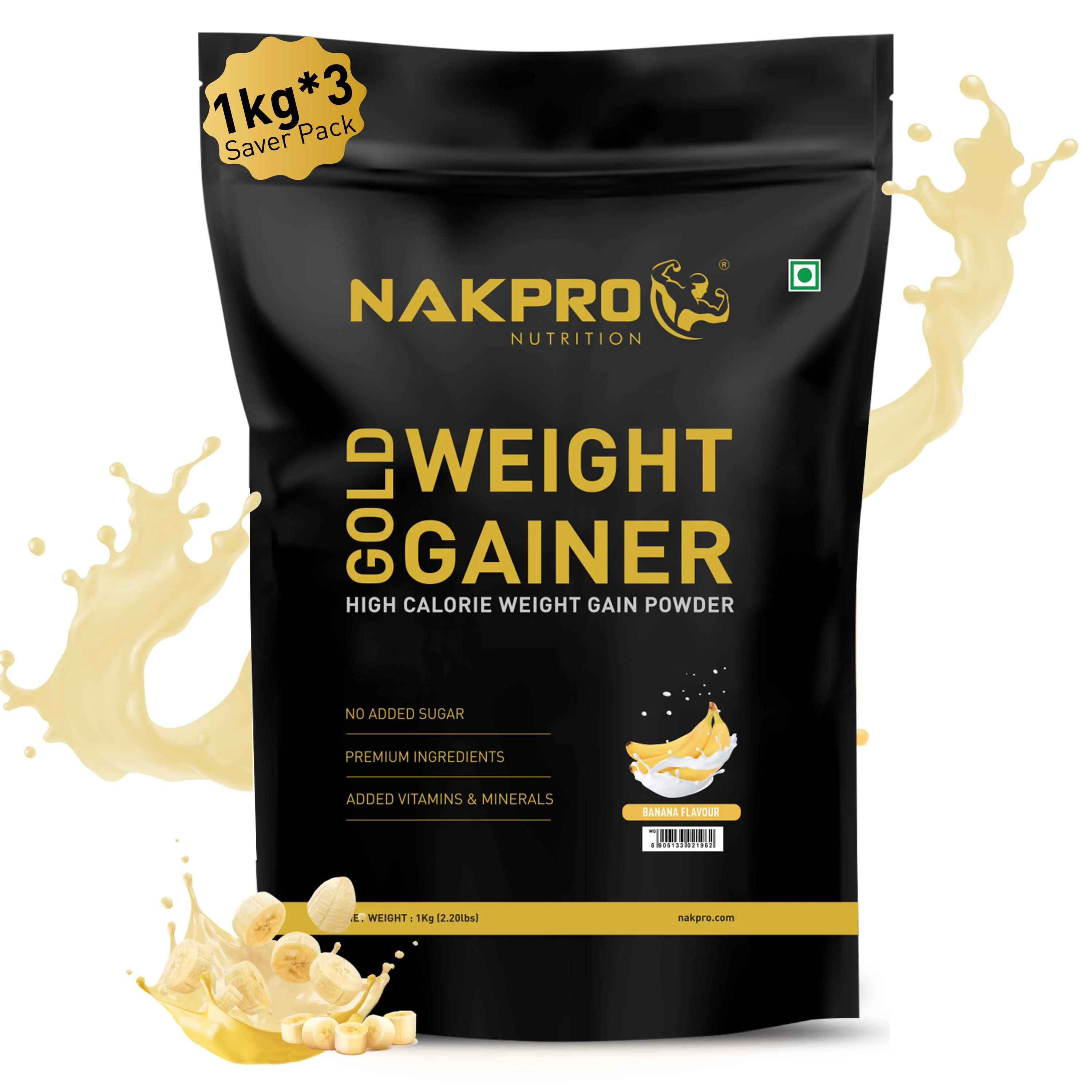 Gold Weight Gainer | High Calorie Weight Gain Powder - Image 82