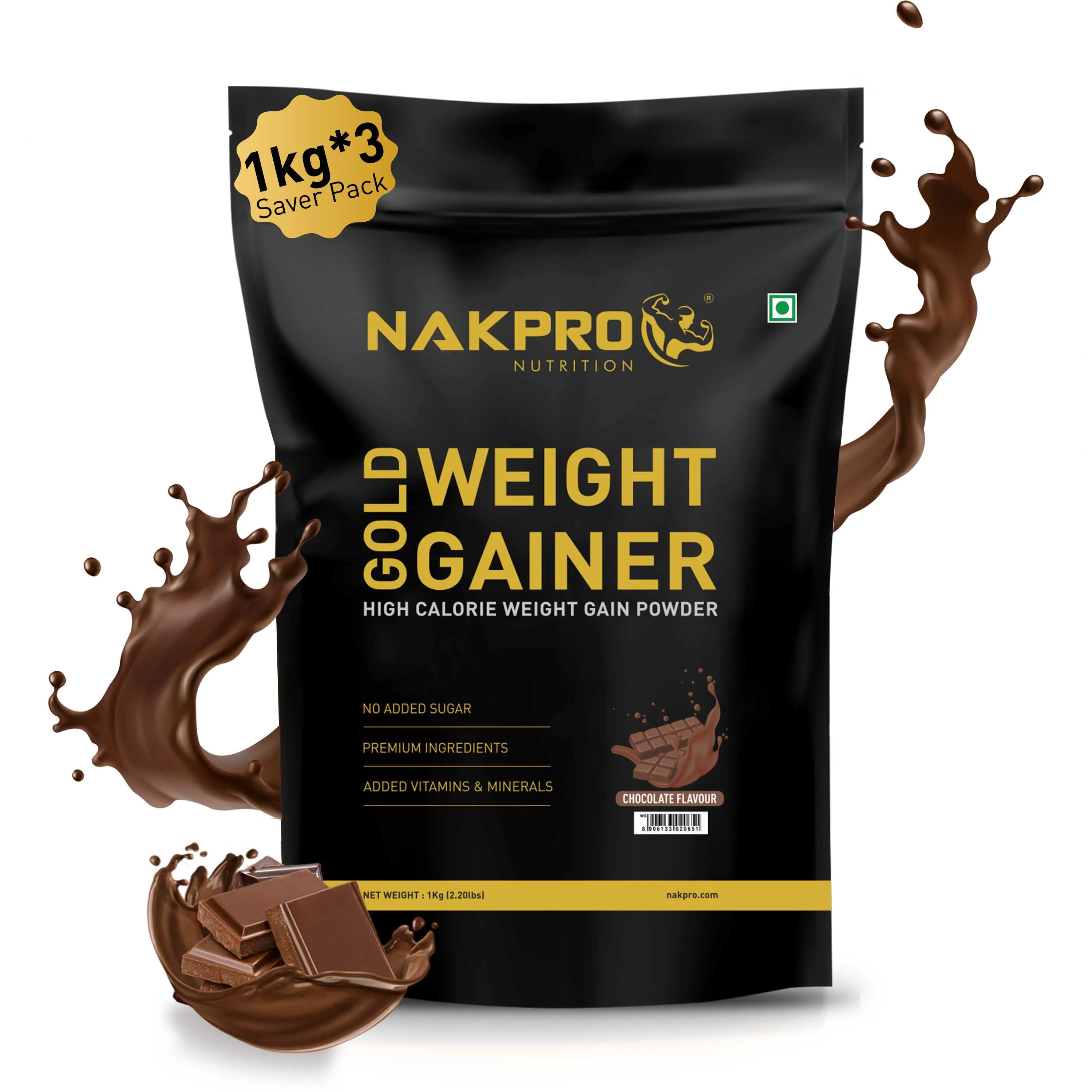 Gold Weight Gainer | High Calorie Weight Gain Powder - Image 83