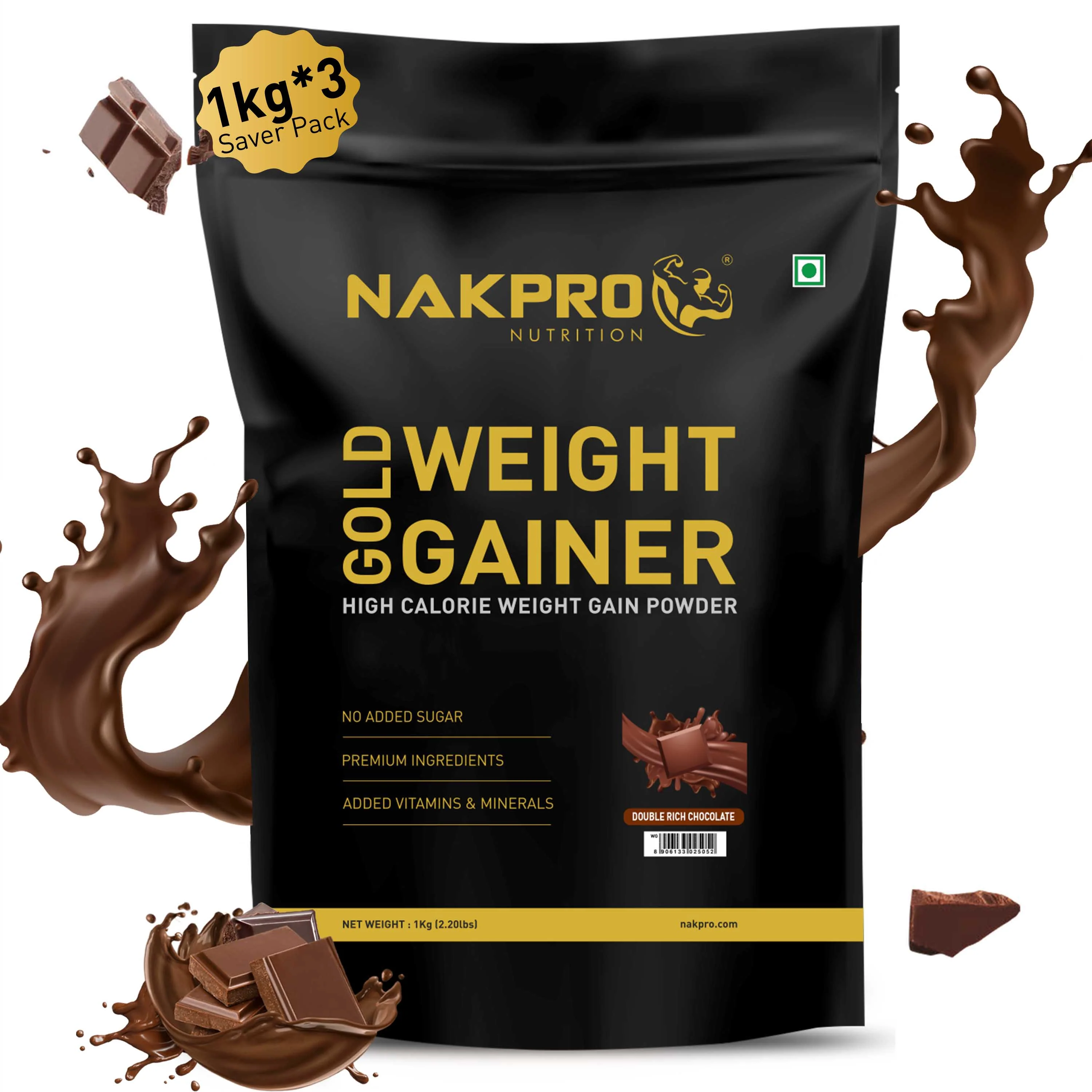 Gold Weight Gainer | High Calorie Weight Gain Powder - Image 87