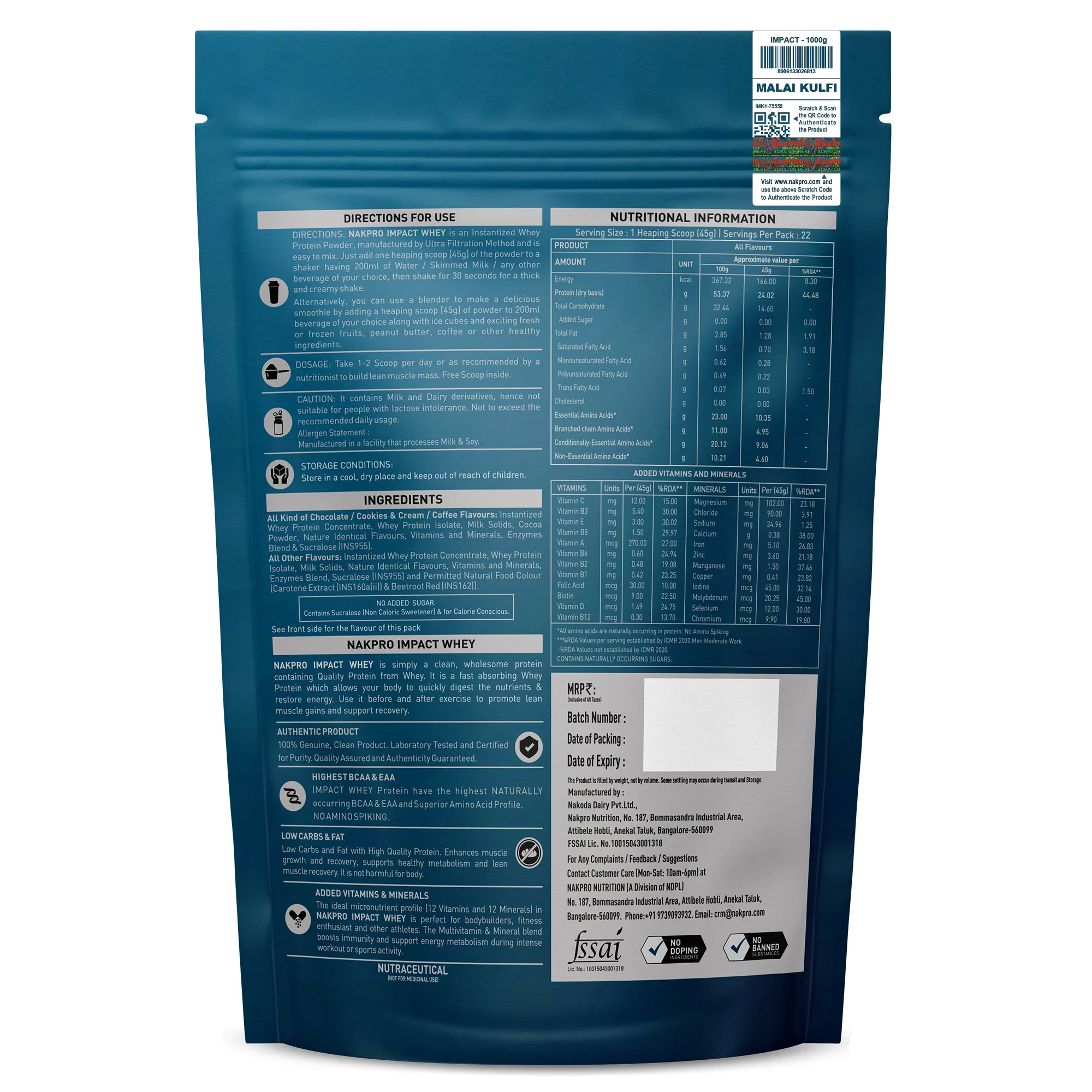 Nakpro Impact Whey Protein Blend - Image 38