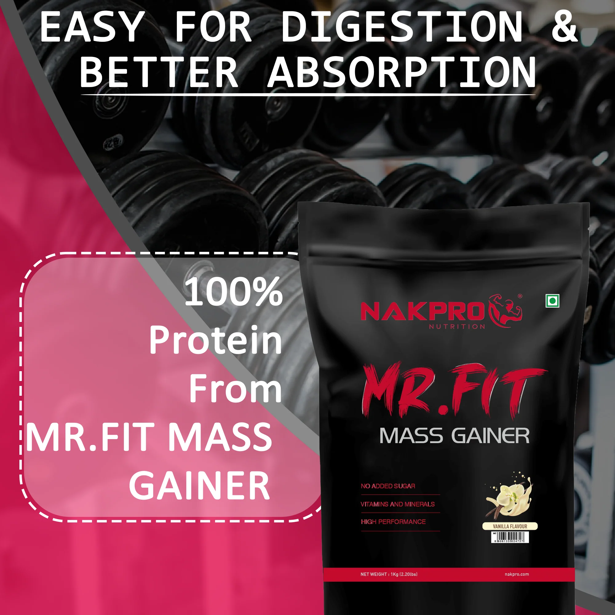 Mr. Fit Mass Gainer | High Protein Mass Gainer - Image 11