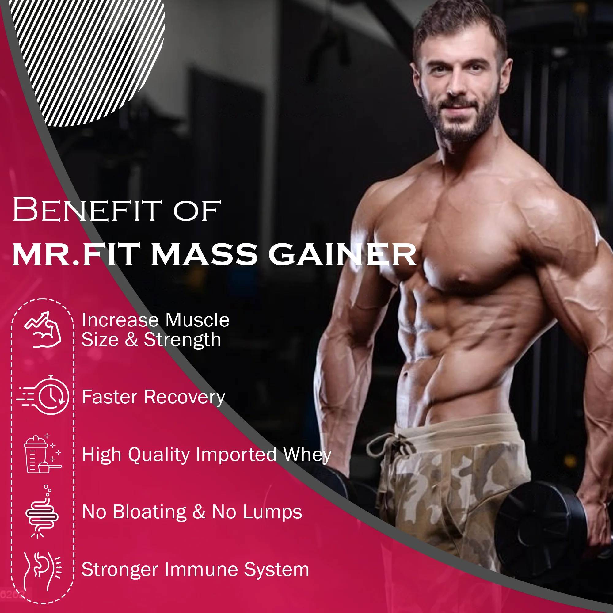 Mr. Fit Mass Gainer | High Protein Mass Gainer - Image 7