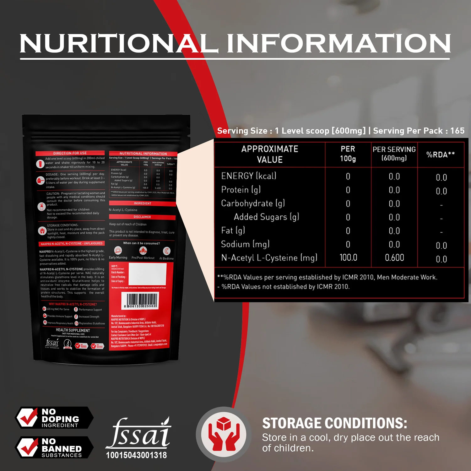 N-Acetyl L-Cysteine Powder | Amino Acid Supplement - Image 4