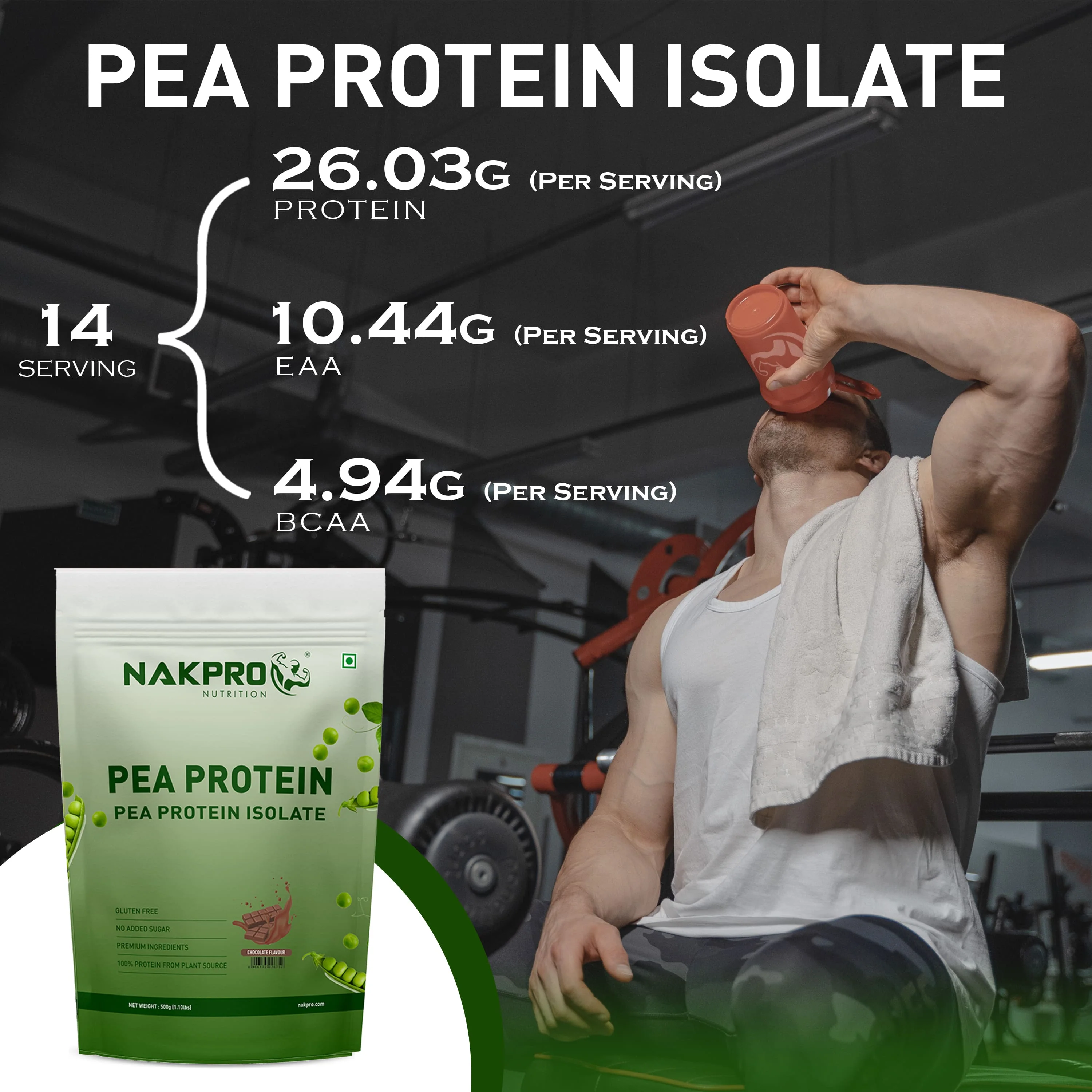 Nakpro Pea Protein Isolate- Plant-Based Vegan Protein Powder - Image 28