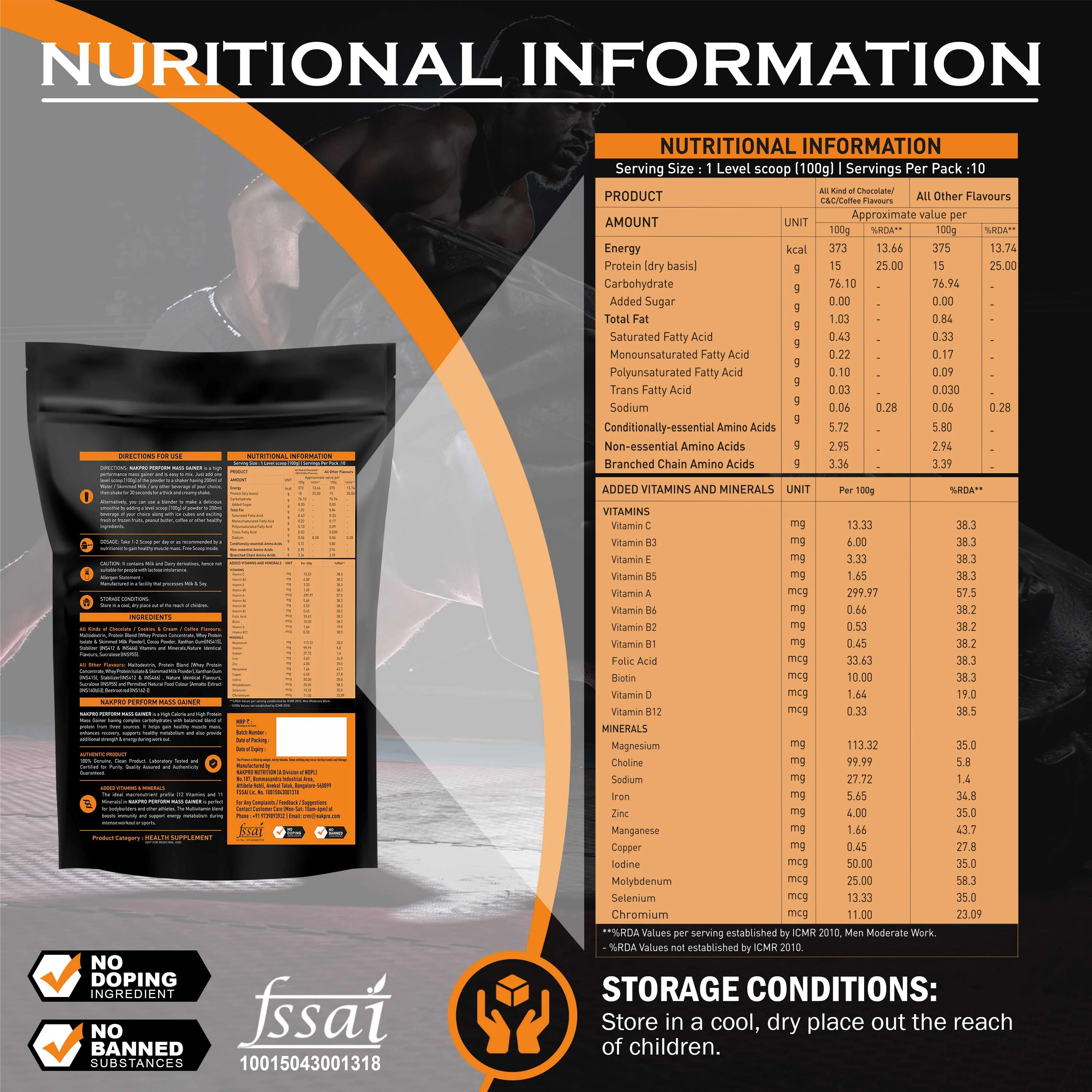 Perform Mass Gainer | High Protein Mass Gainer - Image 56