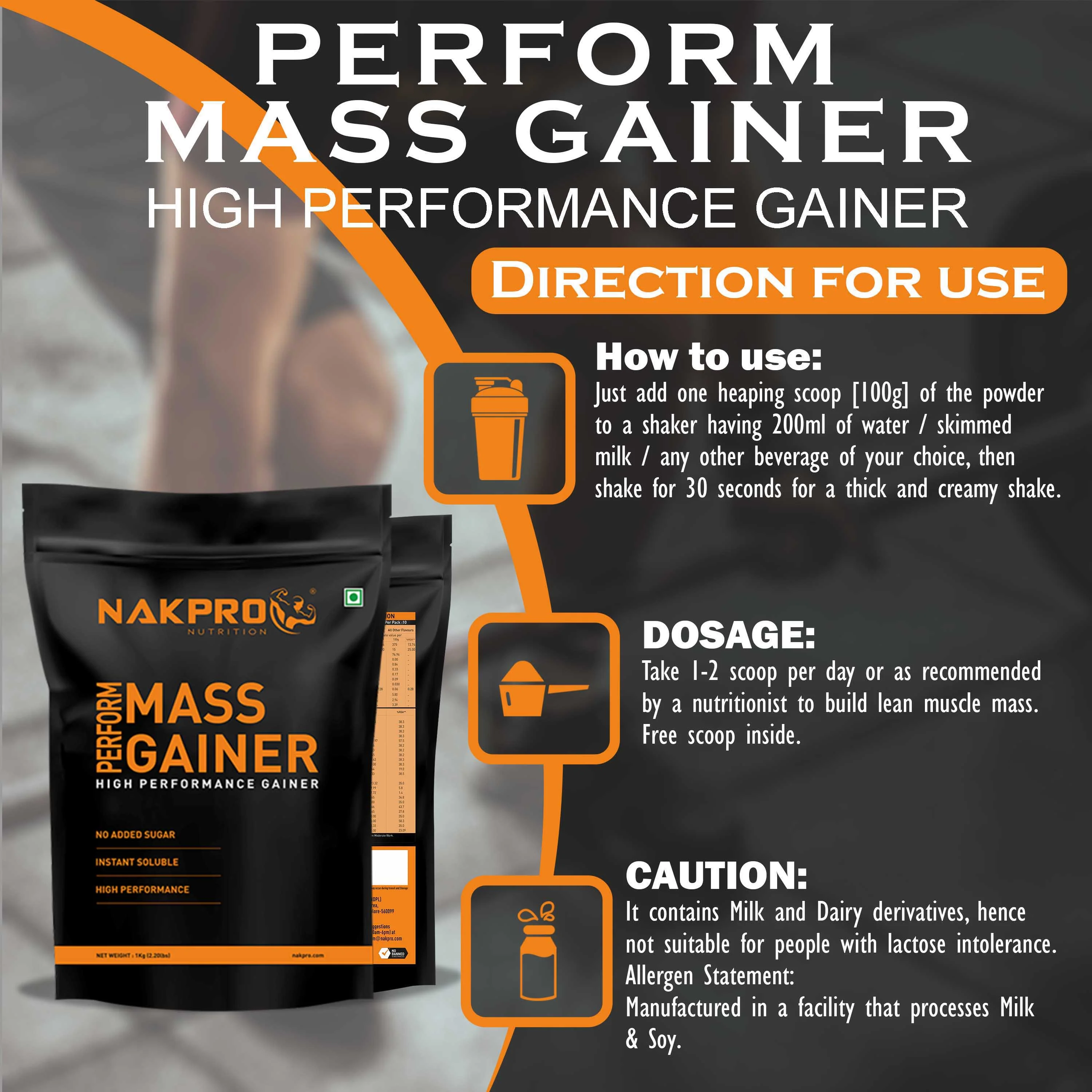 Perform Mass Gainer | High Protein Mass Gainer - Image 63
