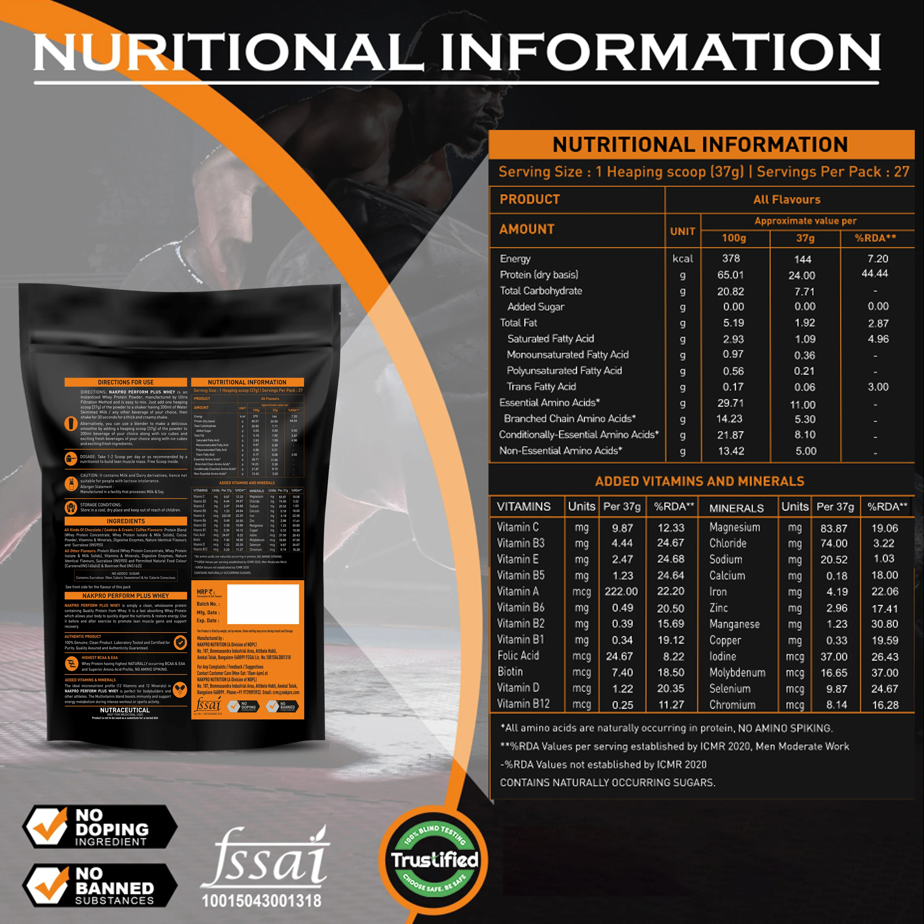 Perform Plus+ Whey Protein Blend - Image 112