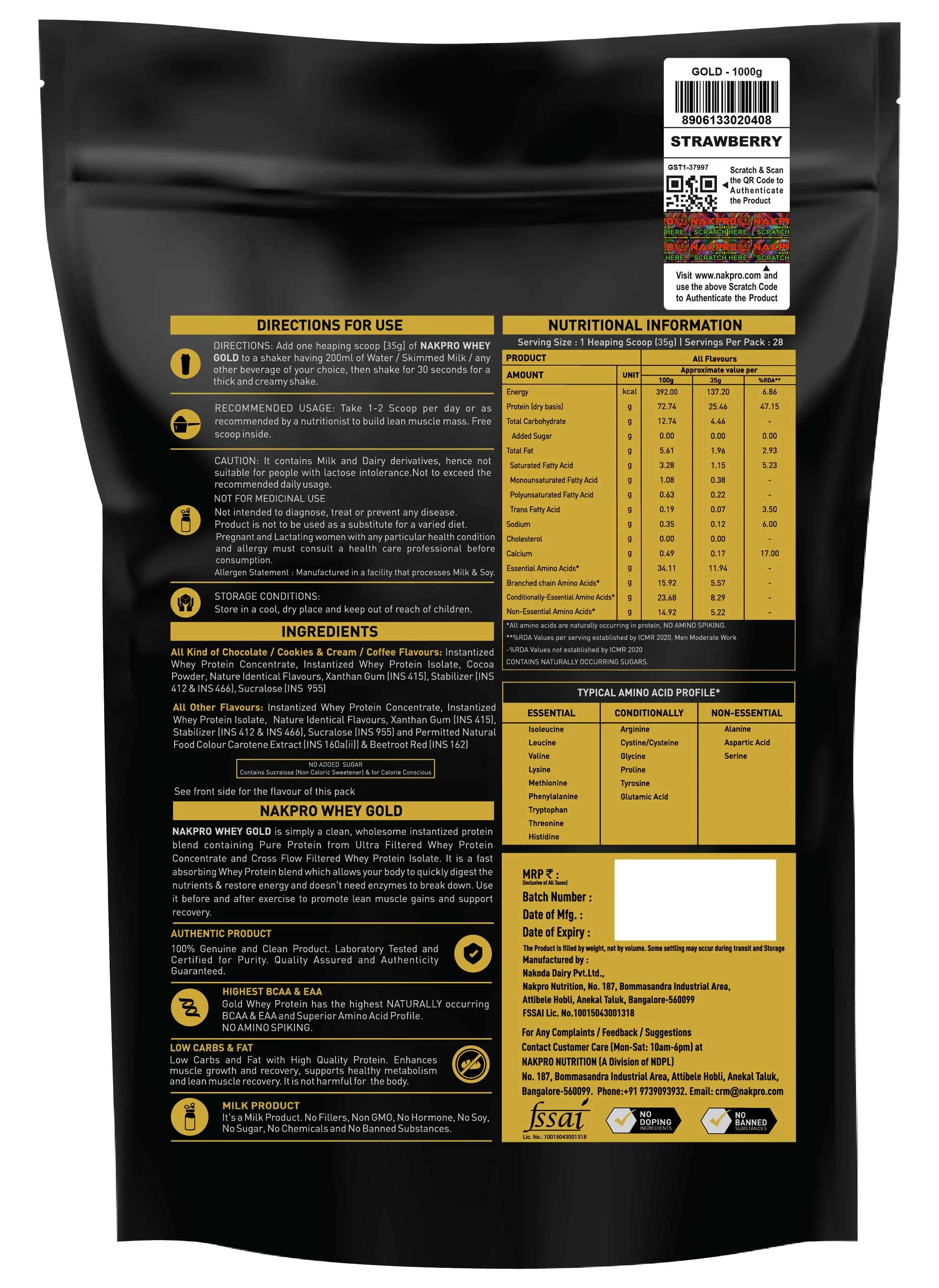 Whey Gold Whey Protein Blend - Image 61