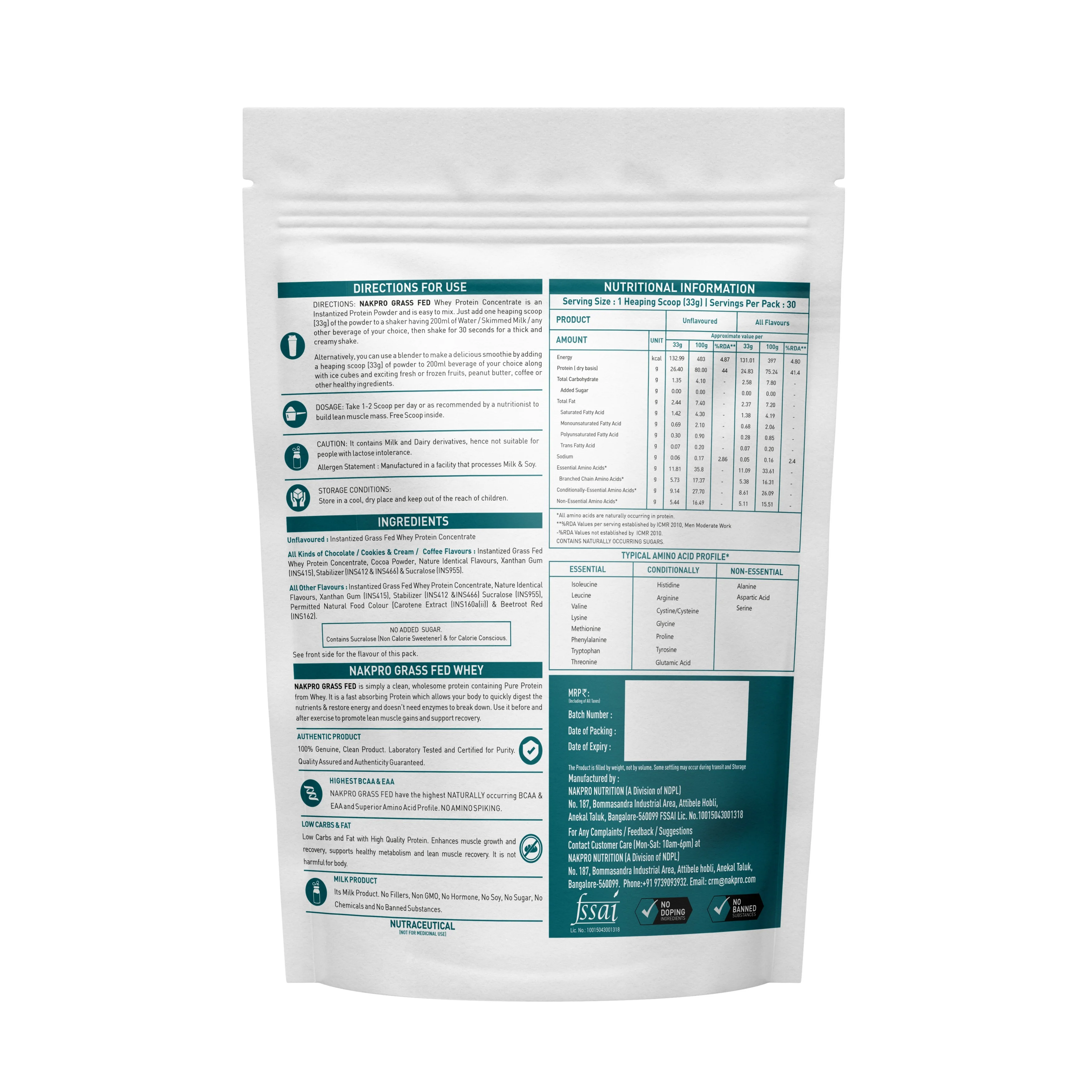 Grass Fed Whey Protein Concentrate - Image 24
