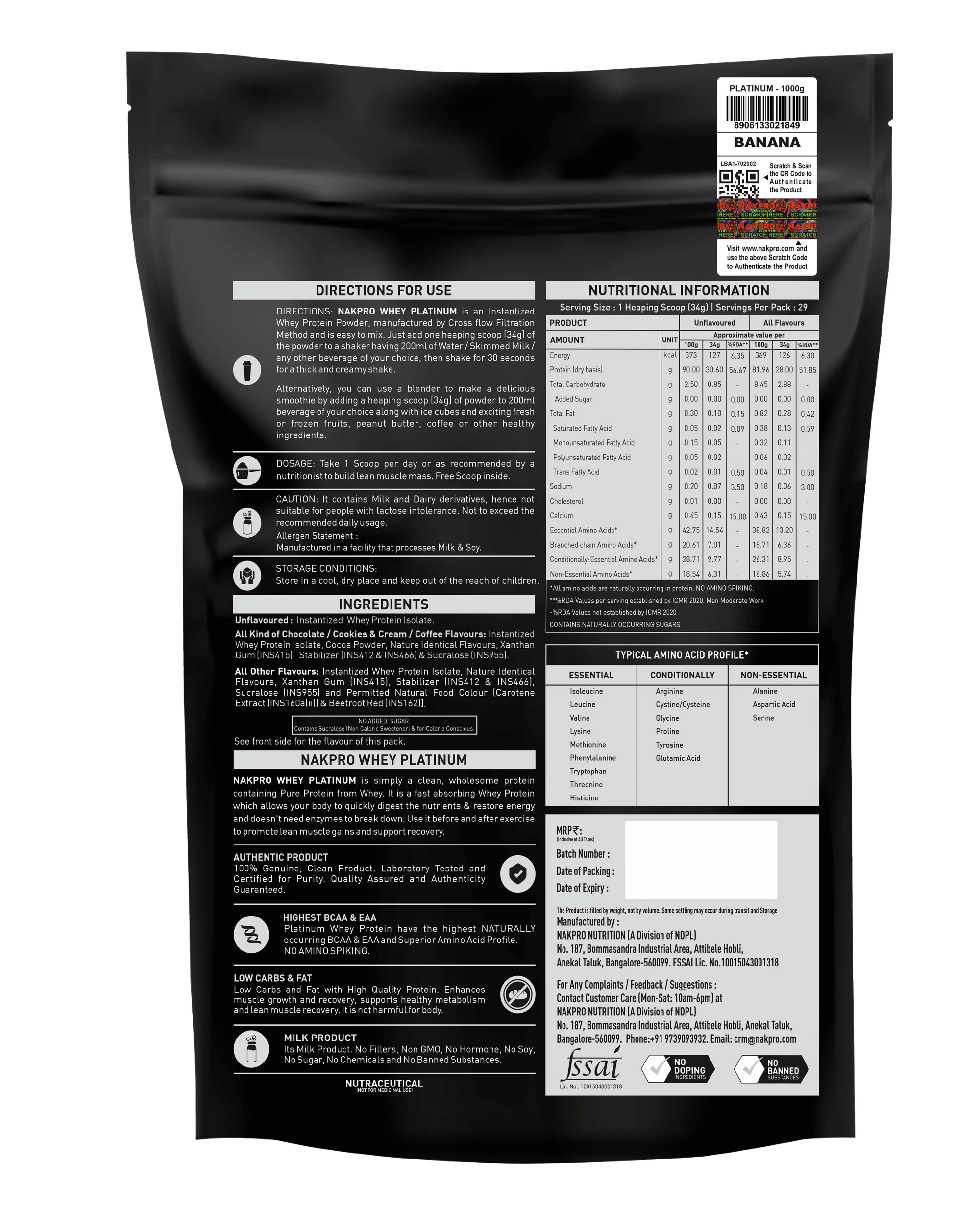 Platinum 100% Whey Protein Isolate - Image 121