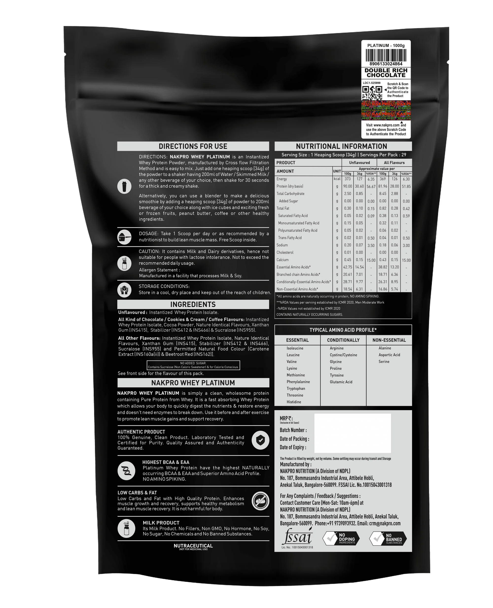 Platinum 100% Whey Protein Isolate - Image 132