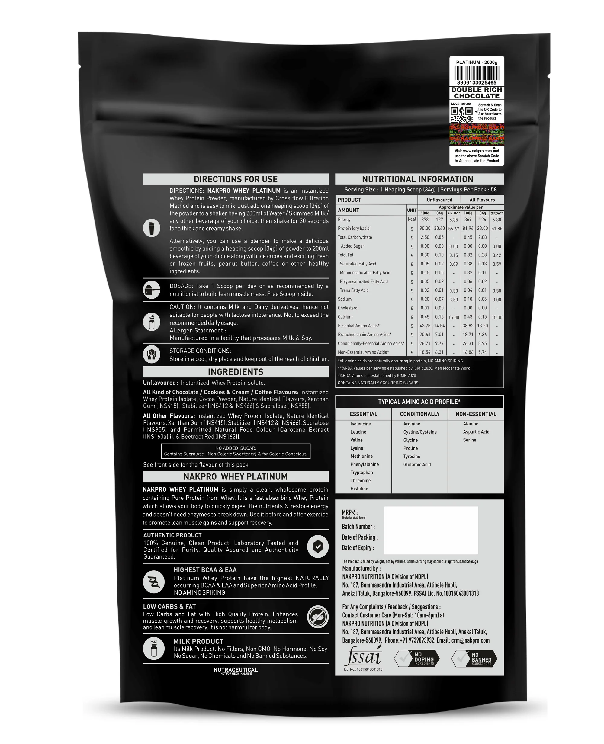Platinum 100% Whey Protein Isolate - Image 149