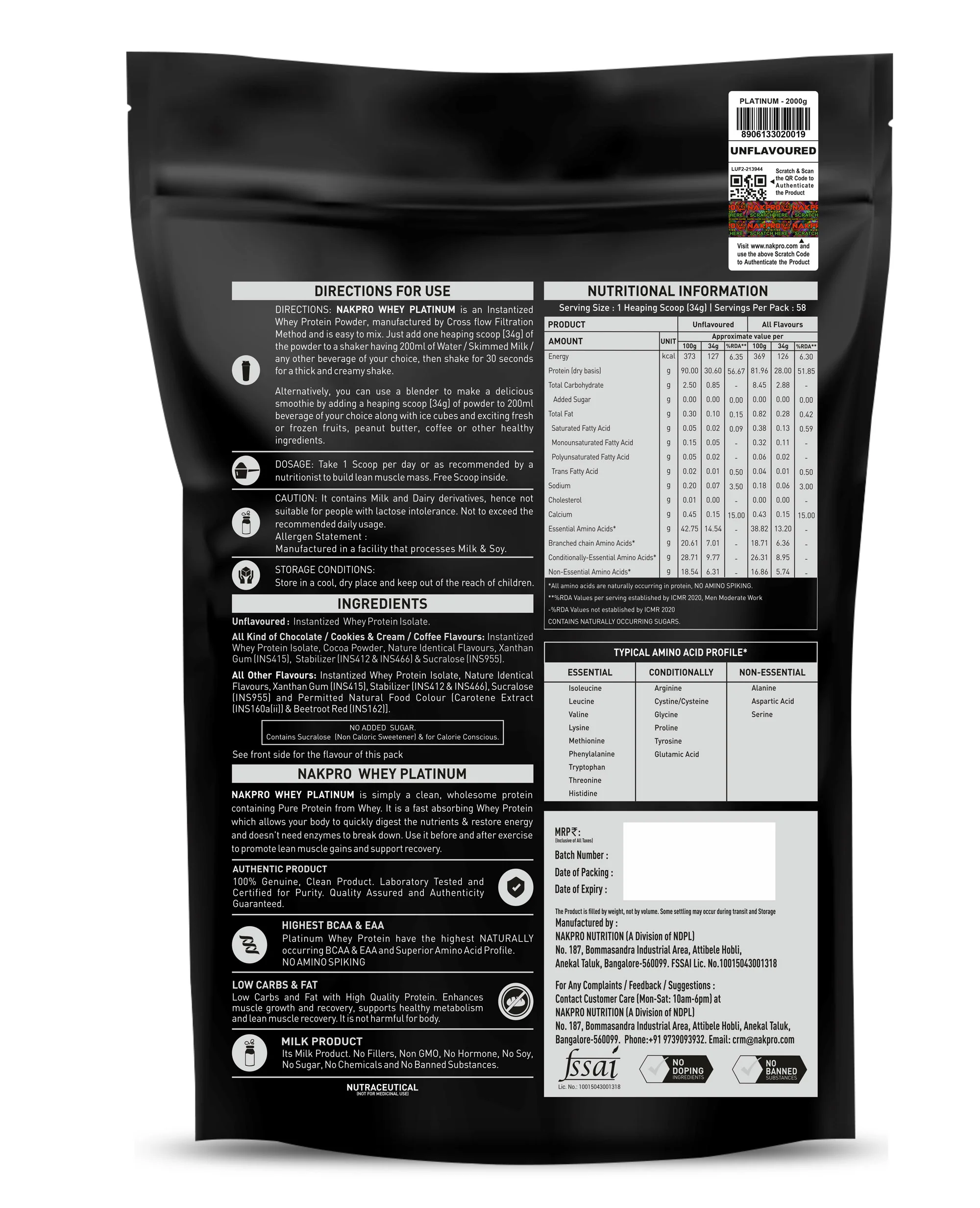 Platinum 100% Whey Protein Isolate - Image 187