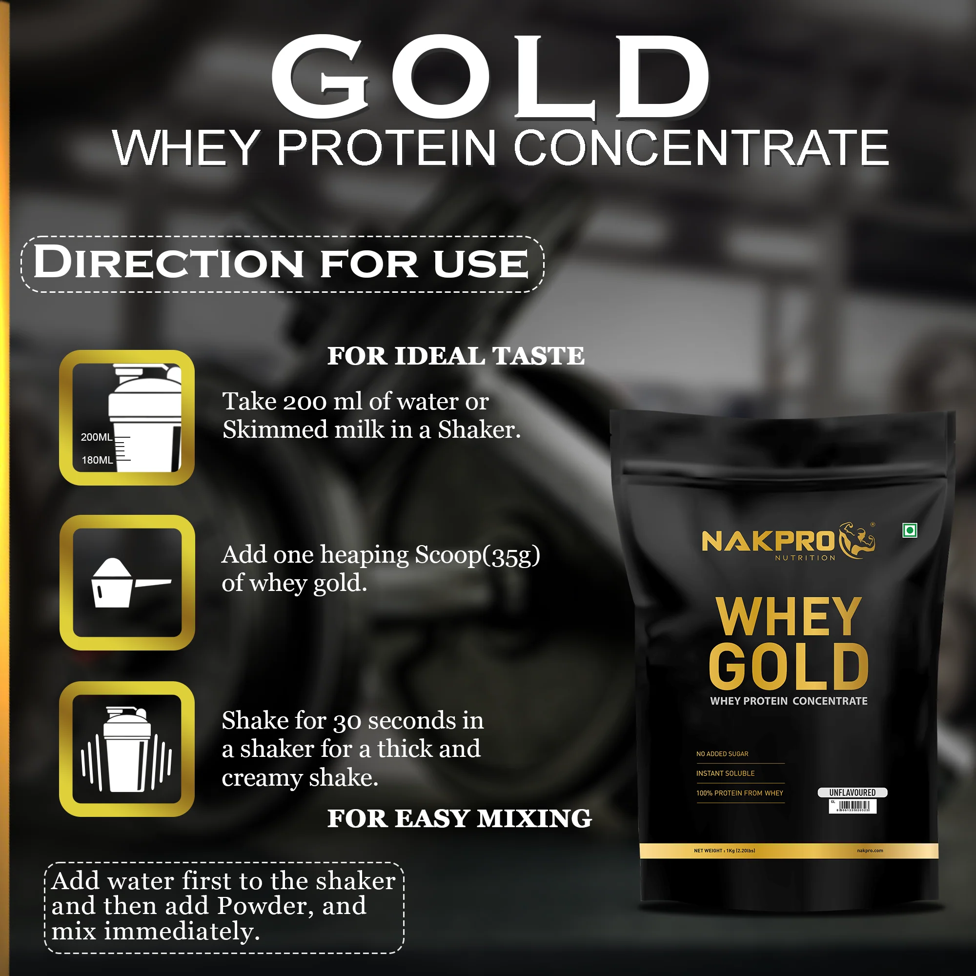 Nakpro Whey Gold Protein Concentrate - Image 31