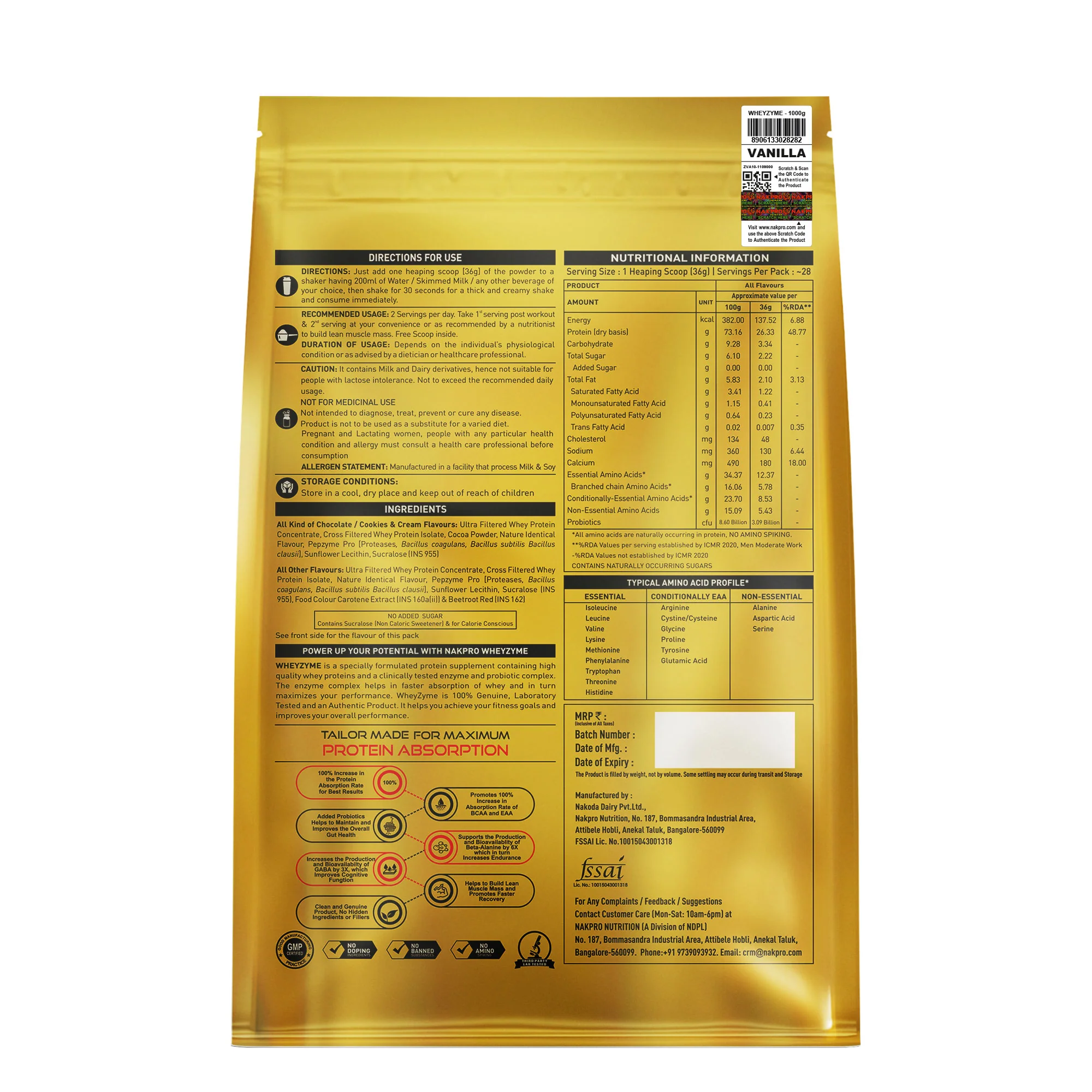 Wheyzyme Whey Protein Blend with Digestive Enzyme - Image 19